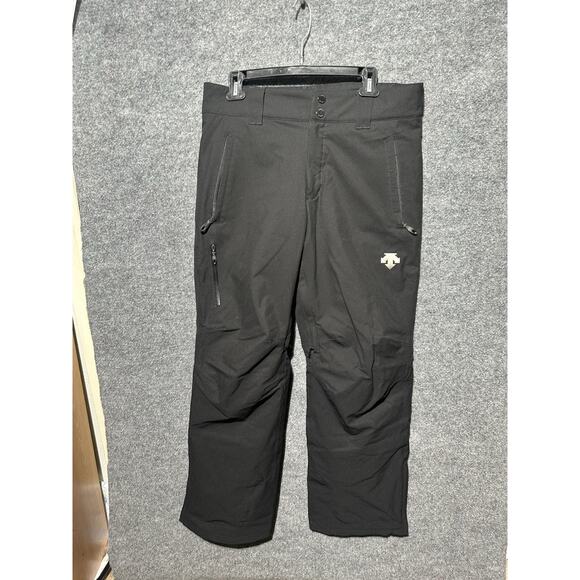 Descente Men's 32x30 Snow Ski Pants Snowboard Winter Waterproof Black Entrant - Picture 1 of 6